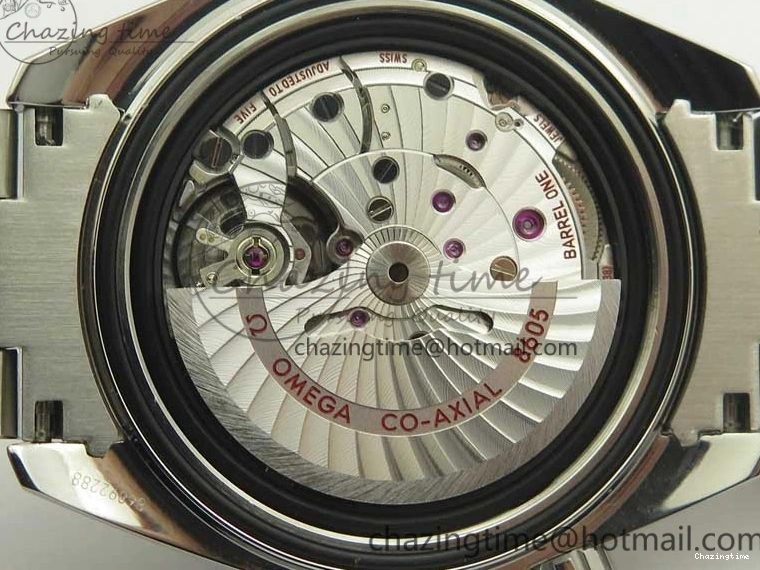 0304 Planet Ocean 600M Co-Axial GMT 43.5mm VSF 1:1 Best Edition Black Dial Orange Markers on SS Bracelet A8605 Super Clone Elegant 8024